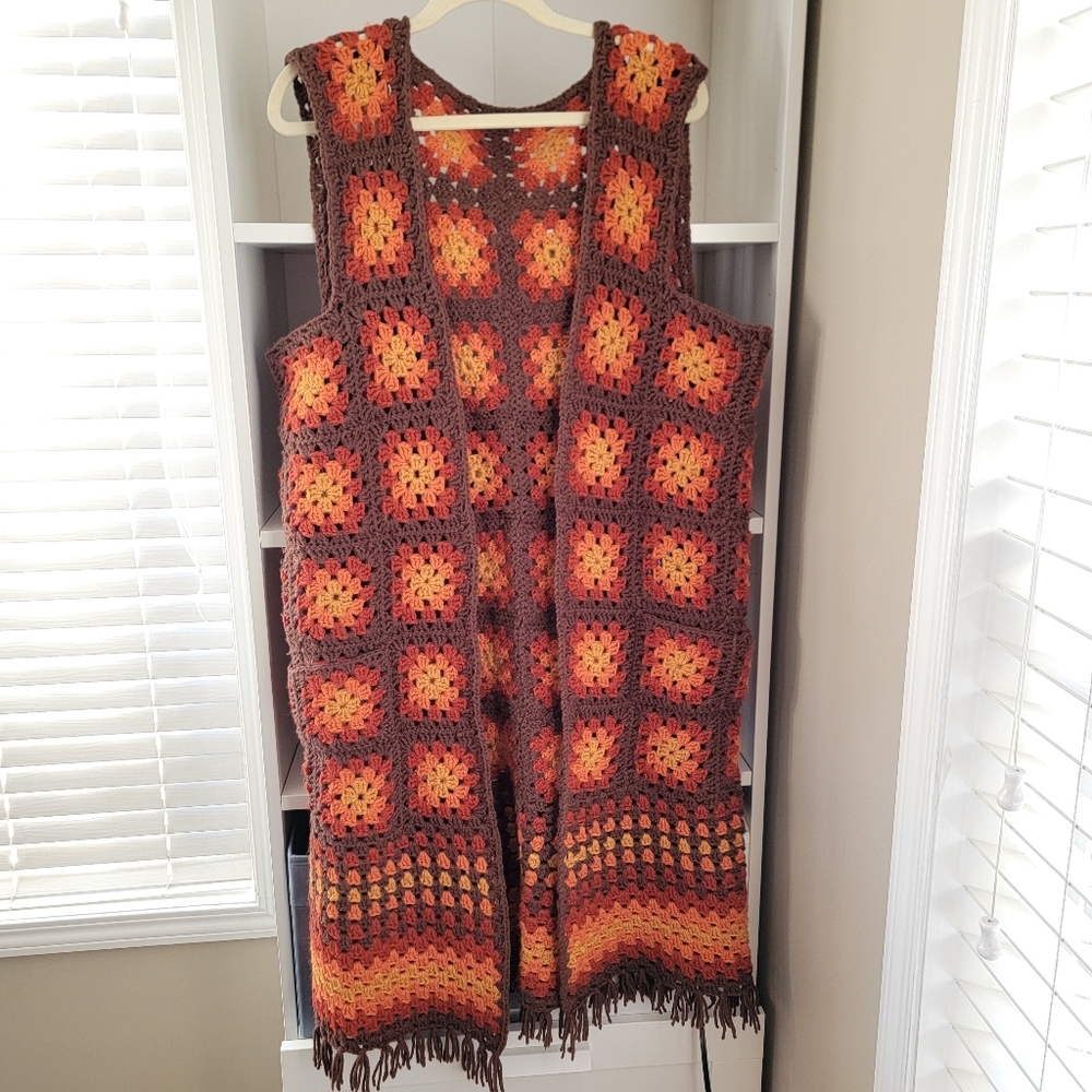 Granny Square Vest #2891